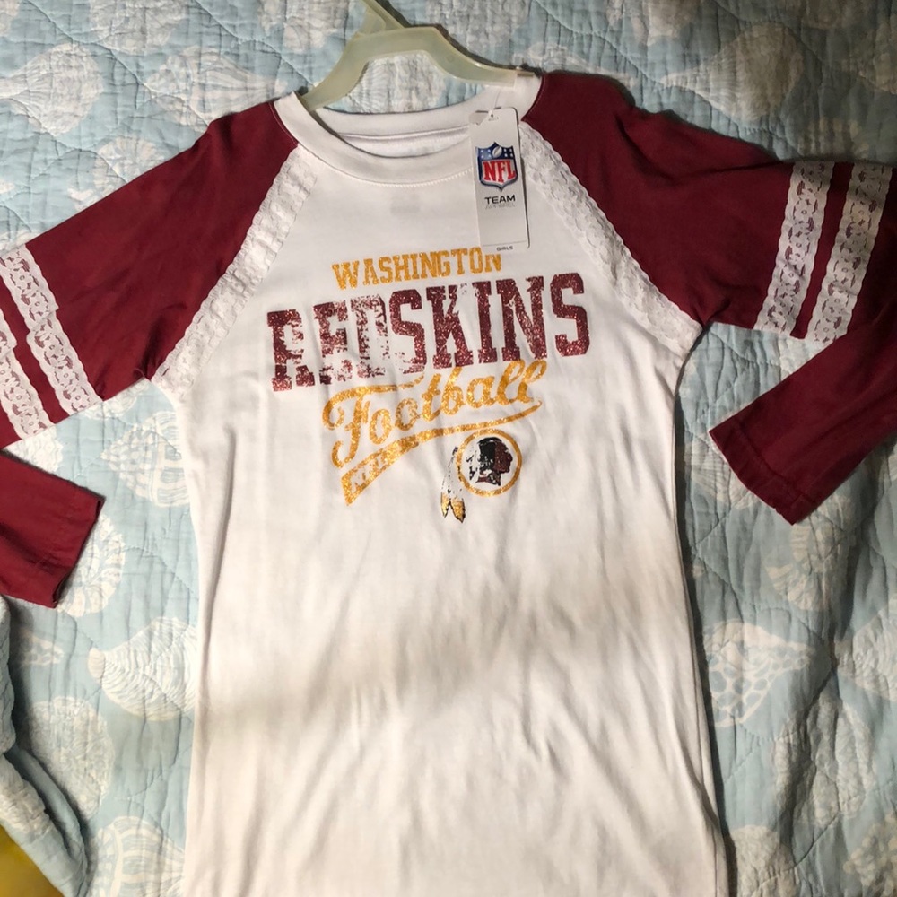 long sleeve redskins NFL shirt
